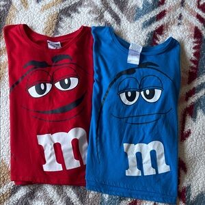 Two M & M Boxy Tees